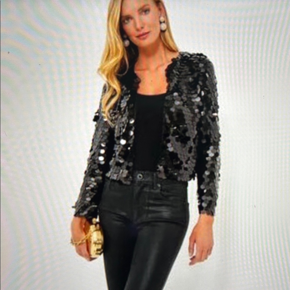 Hyacinth House by Tuckernuck Sequined Jacket